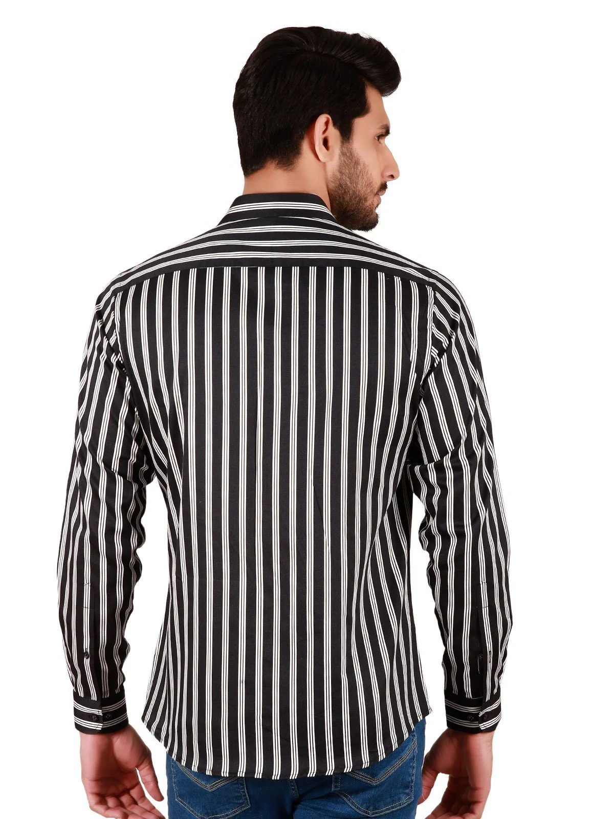 EMTSUC19-074- Black & White Shirt - Image 3