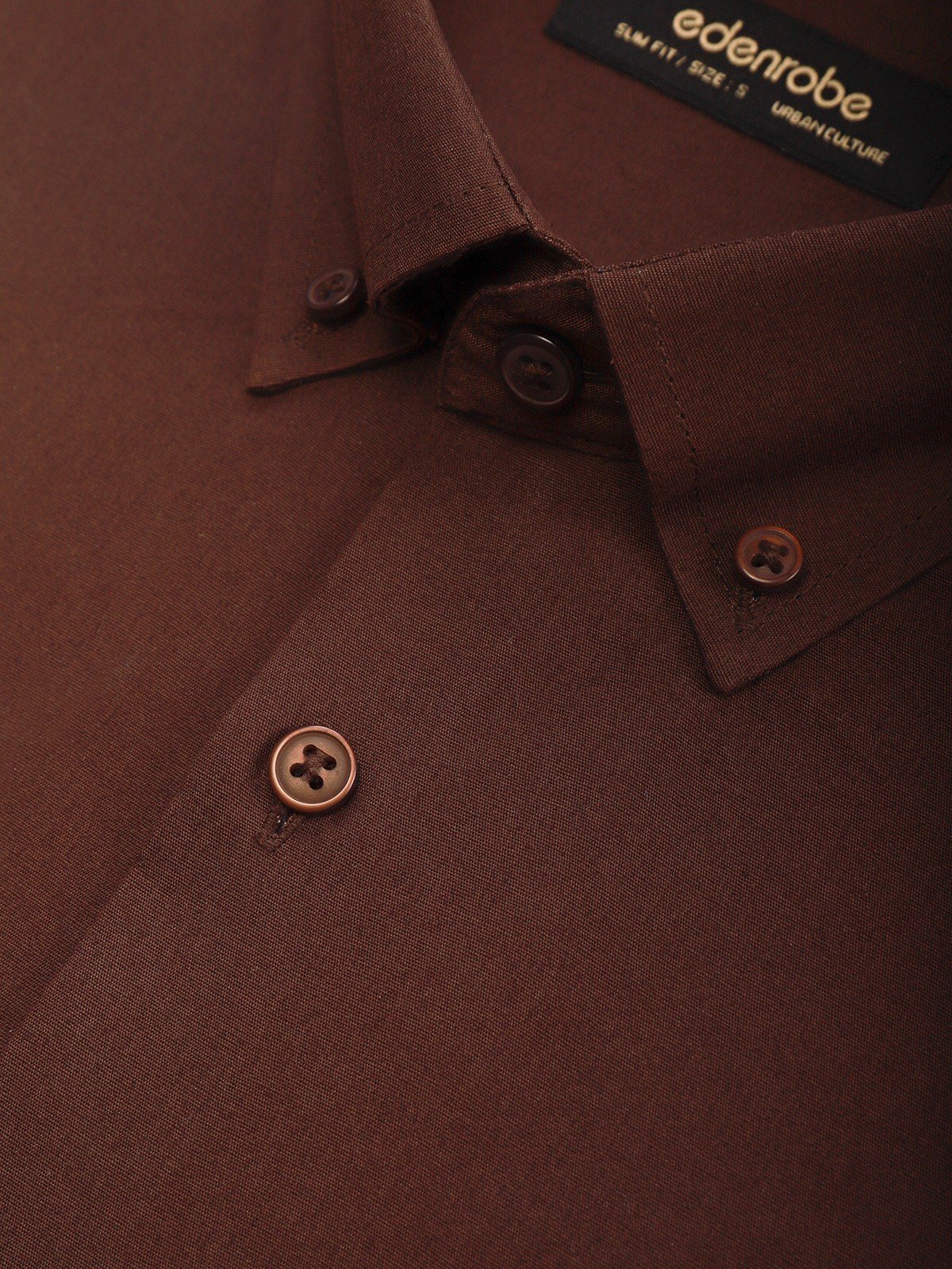 Men's Brown Shirt - EMTSUC20-095 - Image 3