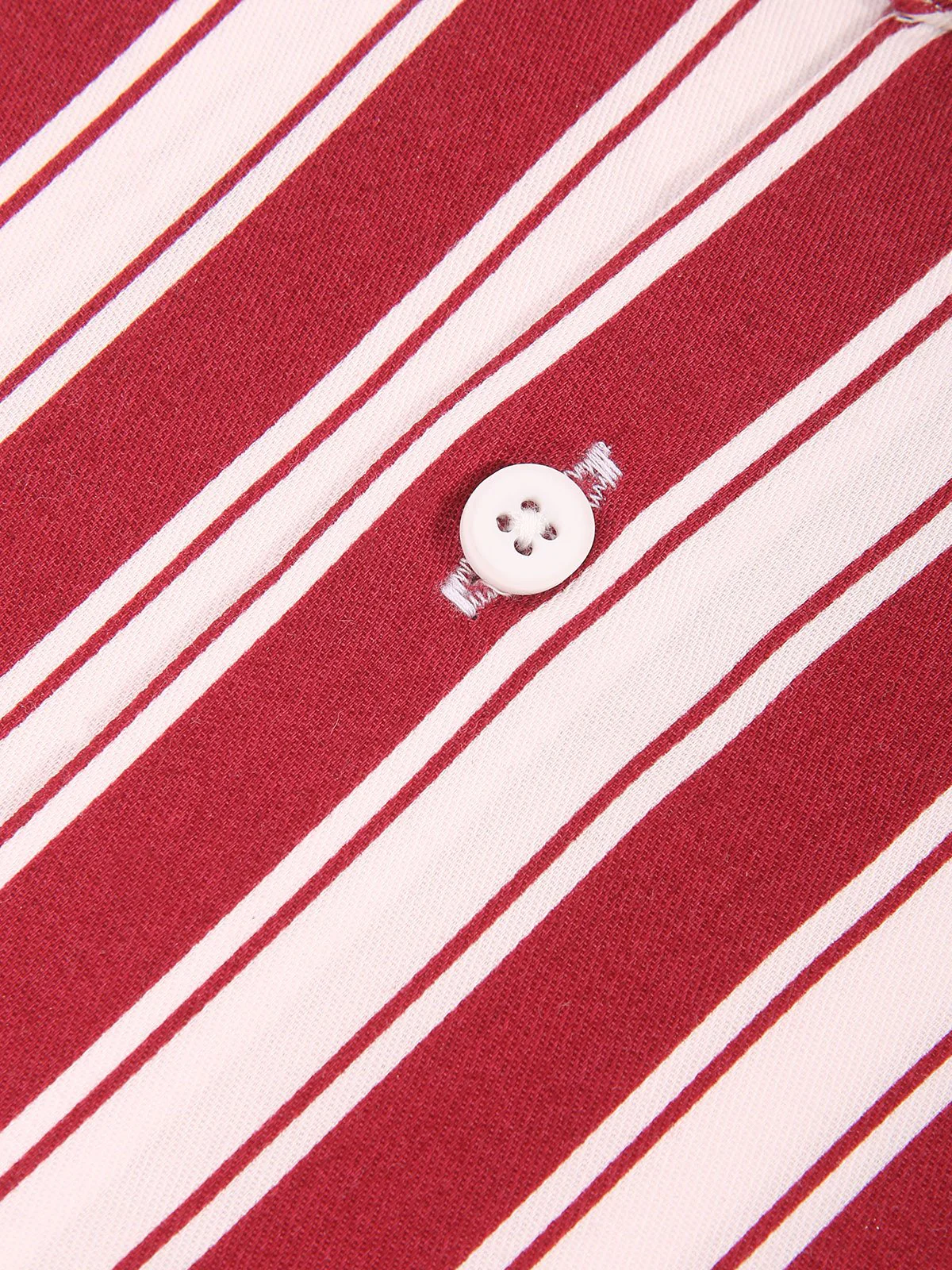 Men's Red & White Shirt - EMTSUC20-112 - Image 3