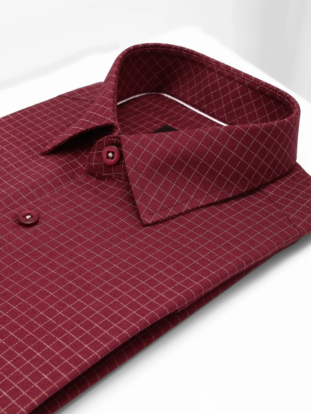 Men's Burgundy Shirt - EMTSUC21-121 - Image 2