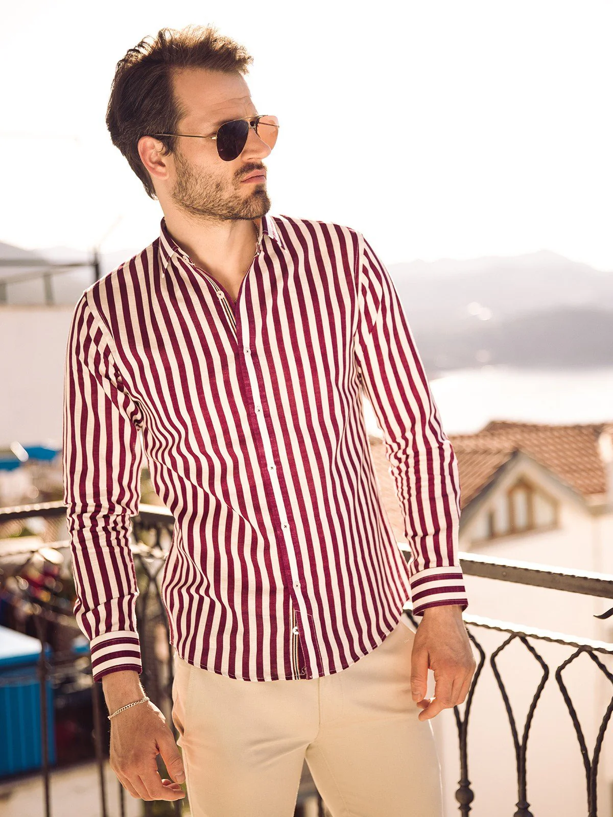 Men's Magenta Shirt - EMTSUC21-125