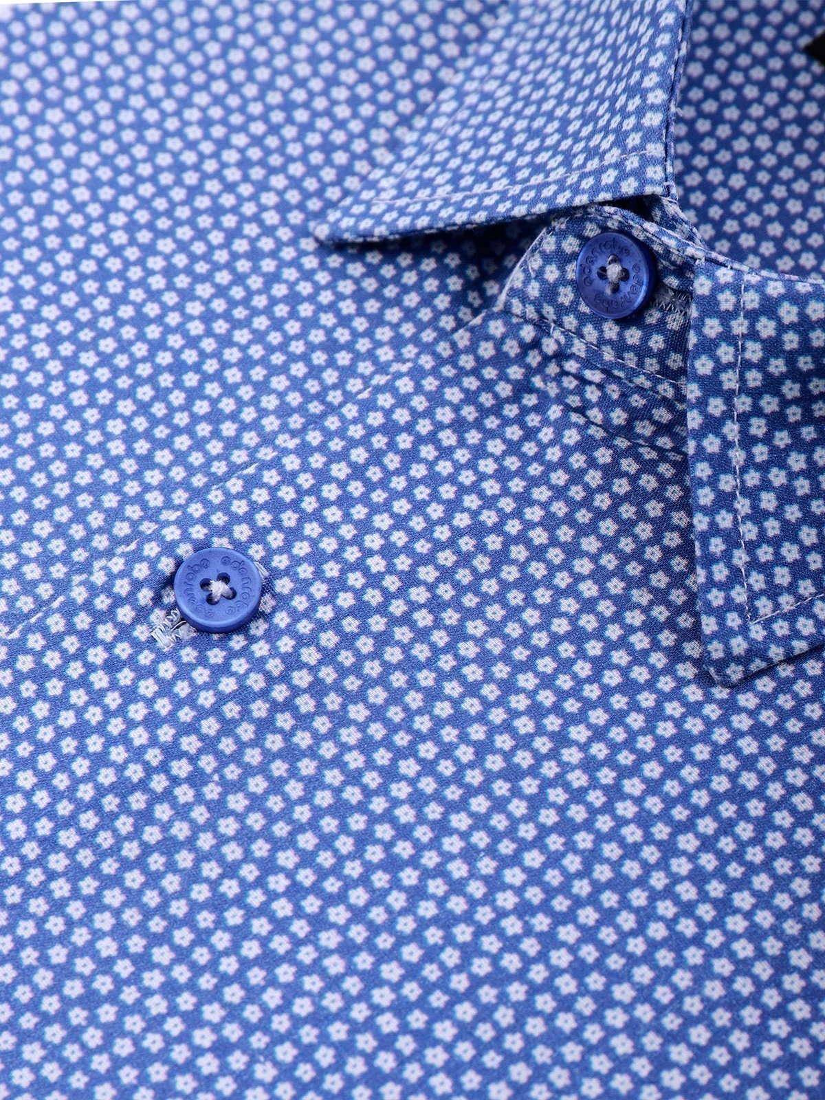 Men's Blue Floral Shirt - EMTSUC21-141 - Image 3