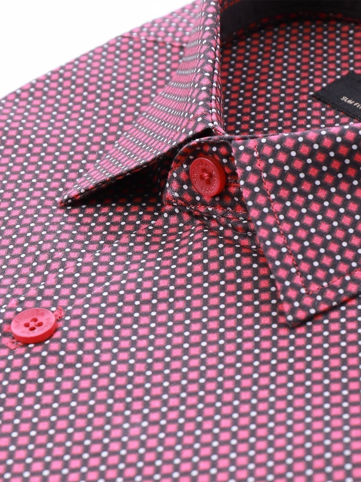 Men's Maroon Shirt Printed - EMTSUC21-146 - Image 3