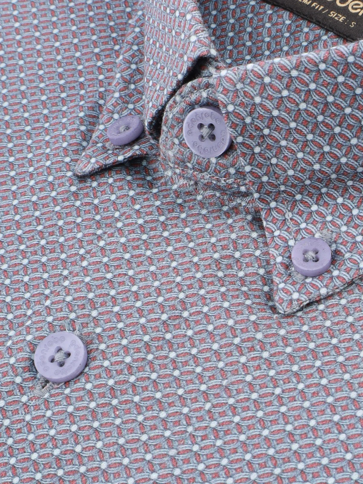 Men's Grey Shirt Textured - EMTSUC21-158 - Image 3