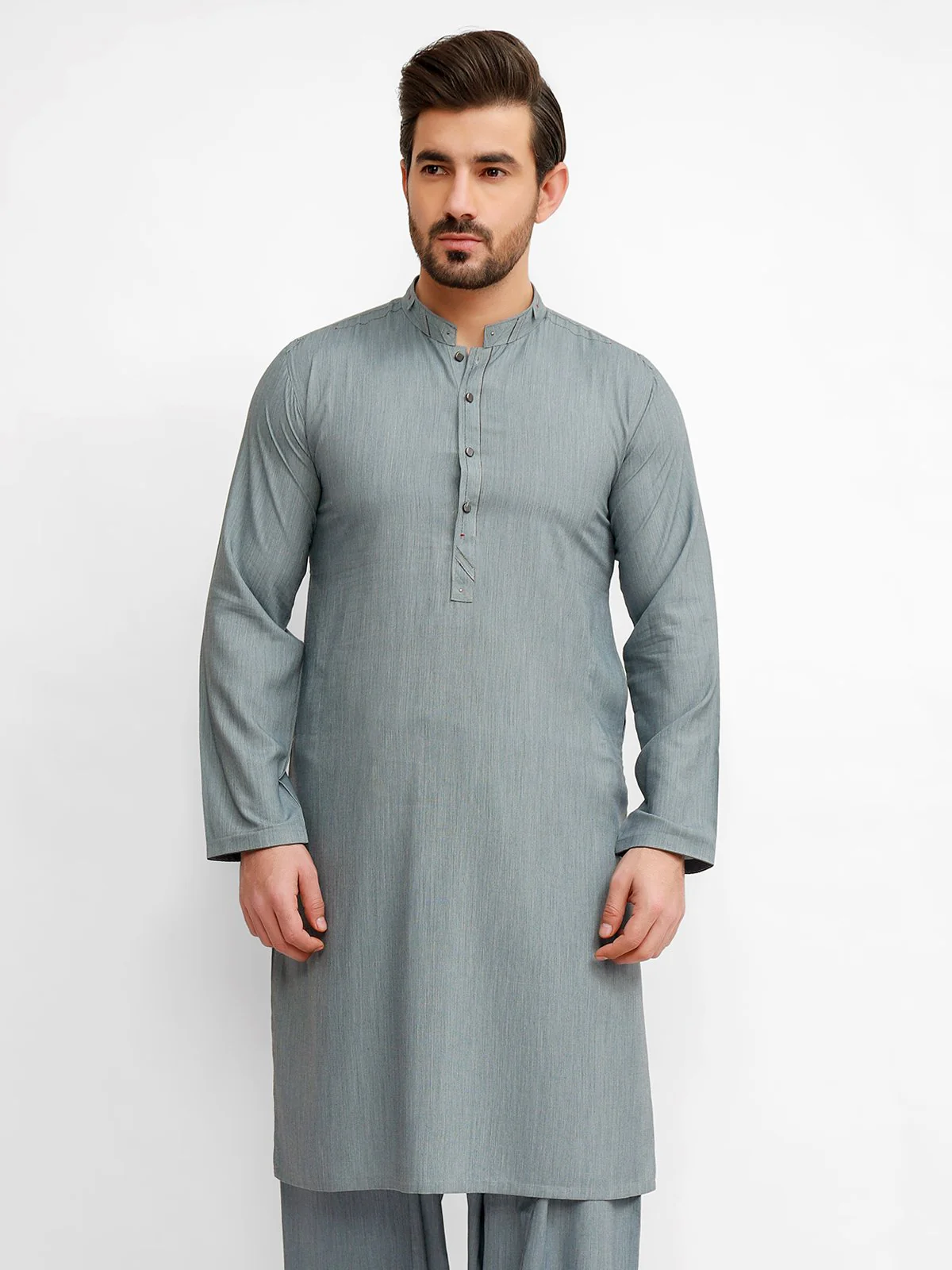 Men's Grey Shalwar Kameez - EMTSW21S-99021