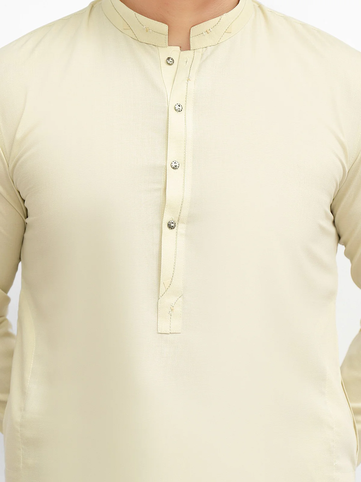Men's Cream Shalwar Kameez - EMTSW21S-99025 - Image 2