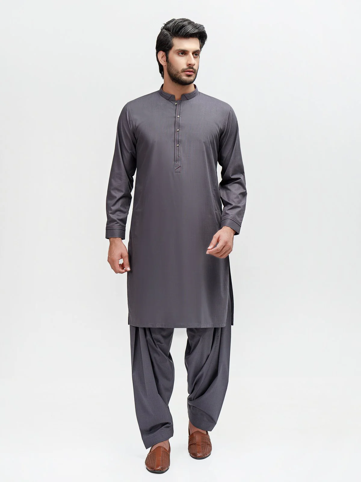 Men's Purple Shalwar Kameez - EMTSW21S-99122