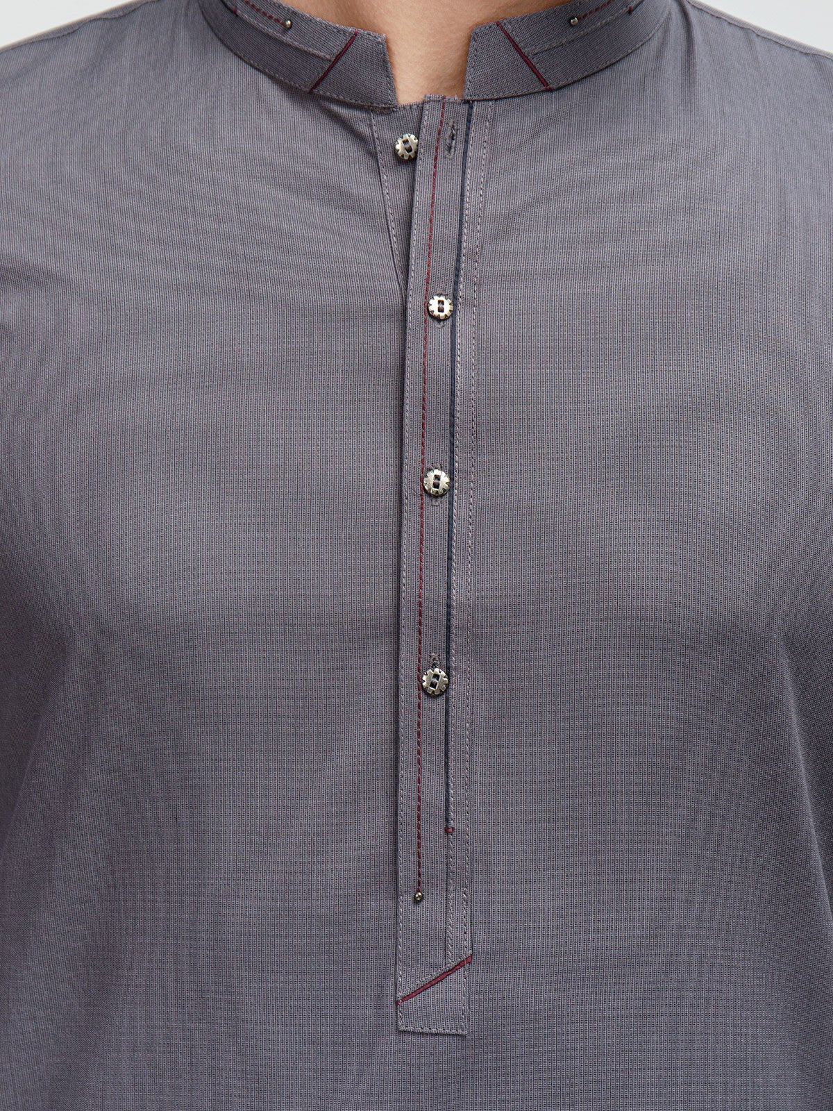 Men's Purple Shalwar Kameez - EMTSW21S-99122 - Image 3