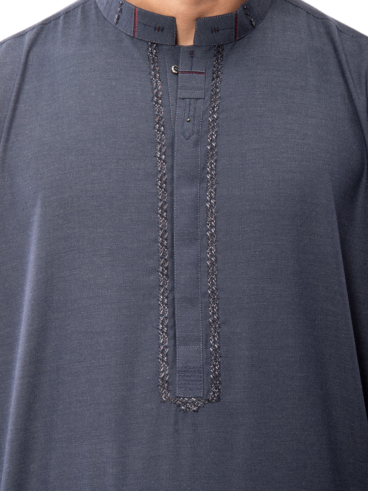 Men's Denim Blue Shalwar Kameez - EMTSW21W-99123 - Image 3