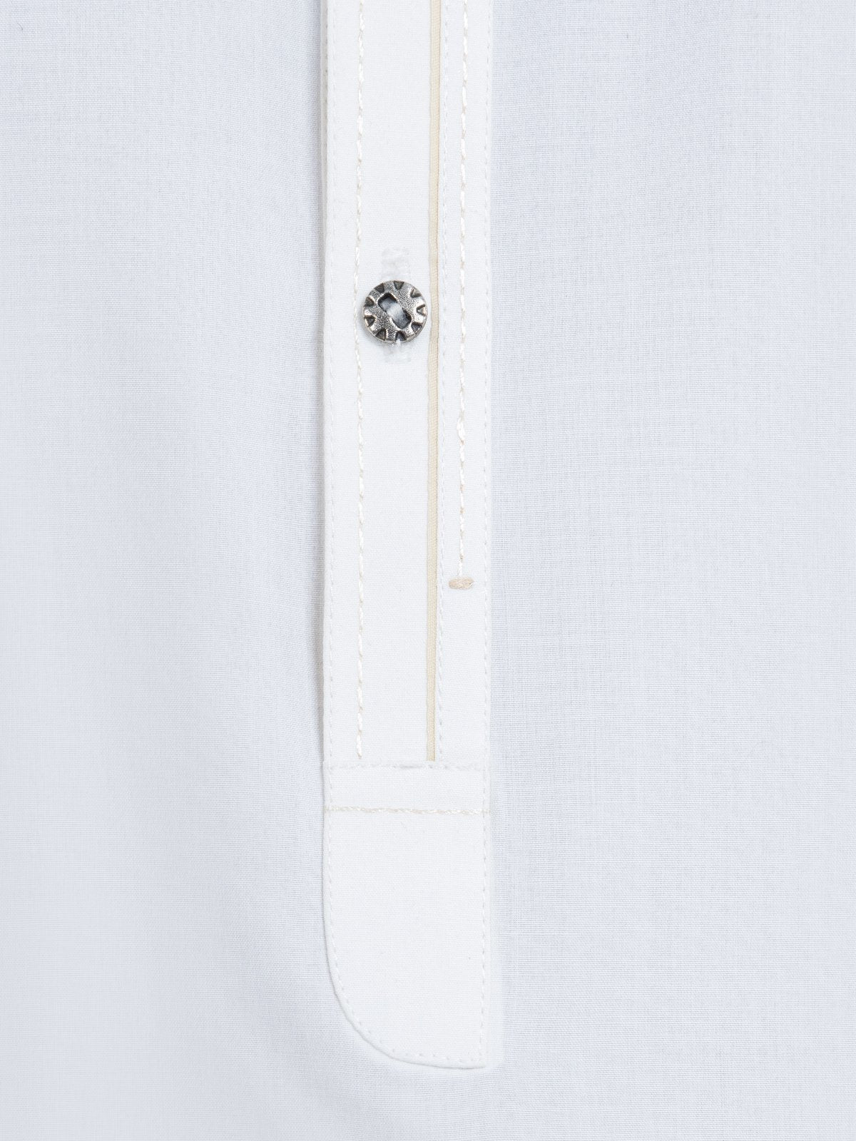 Men's Off White Shalwar Kameez - EMTSW22S-99203 - Image 4