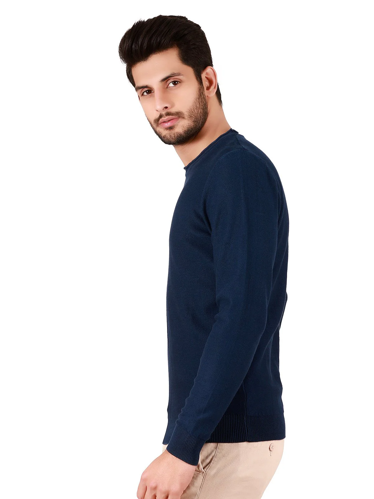 Men's Ocean Blue Sweater - EMTSWT19-006 - Image 2