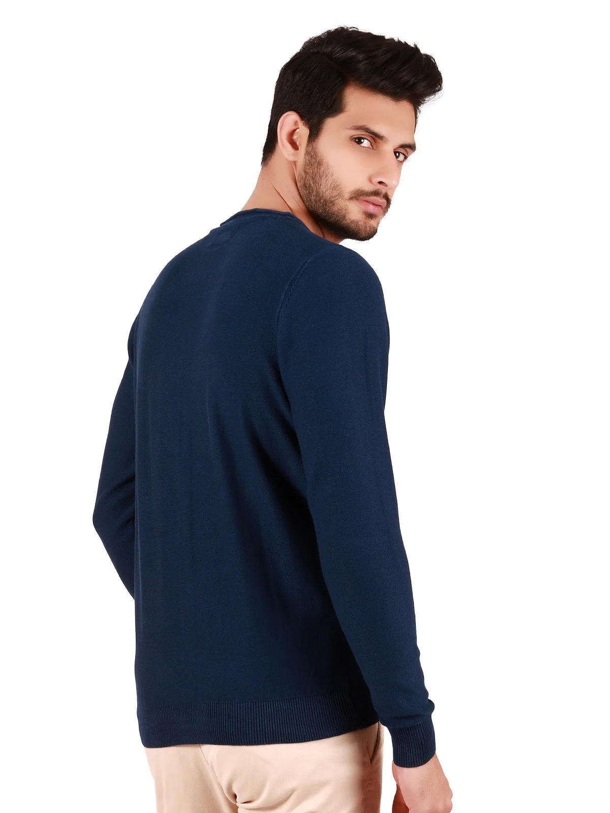 Men's Ocean Blue Sweater - EMTSWT19-006 - Image 3
