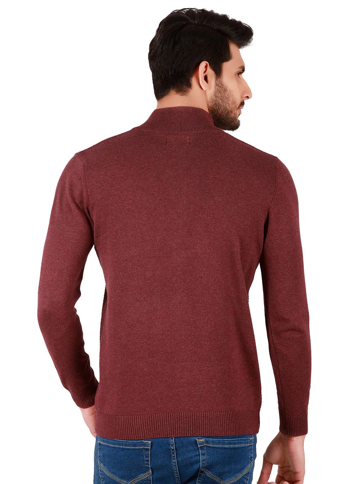 Men's Mauve Sweater - EMTSWT19-012 - Image 3