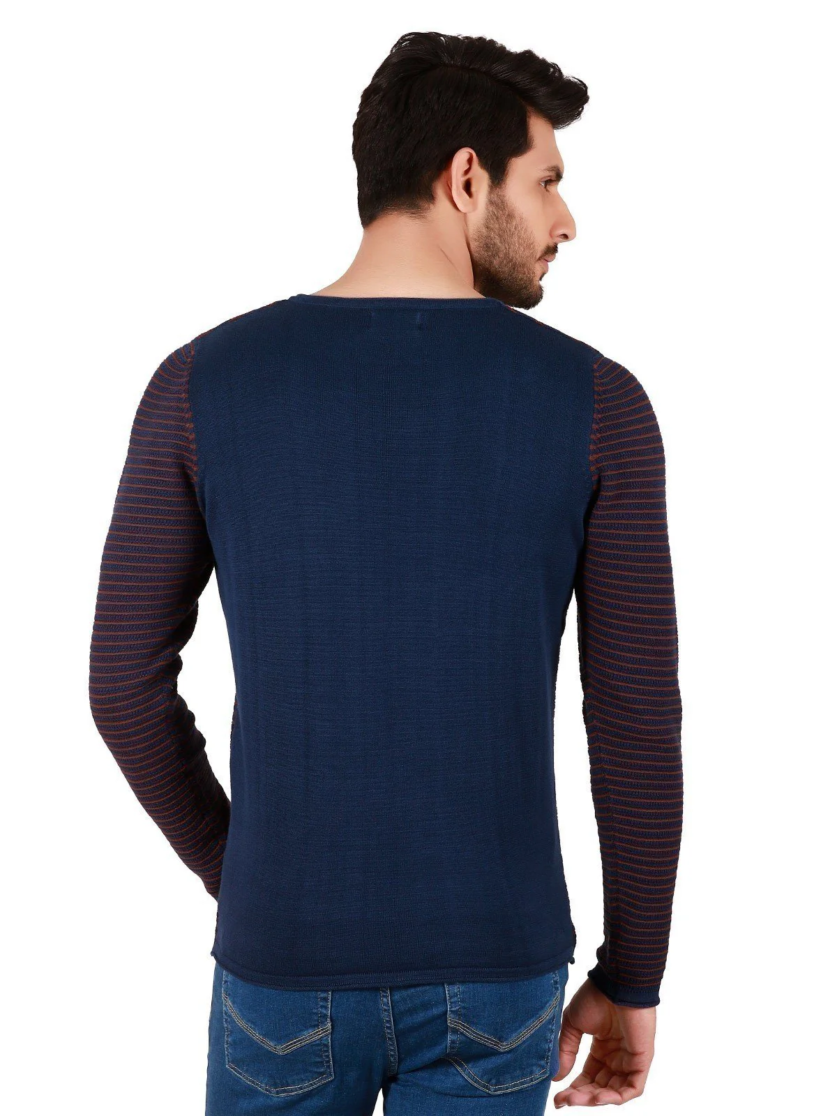 Men's Navy Sweater - EMTSWT19-014 - Image 3