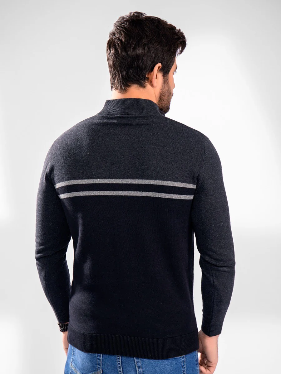 Men's Black Sweater - EMTSWT20-004 - Image 5