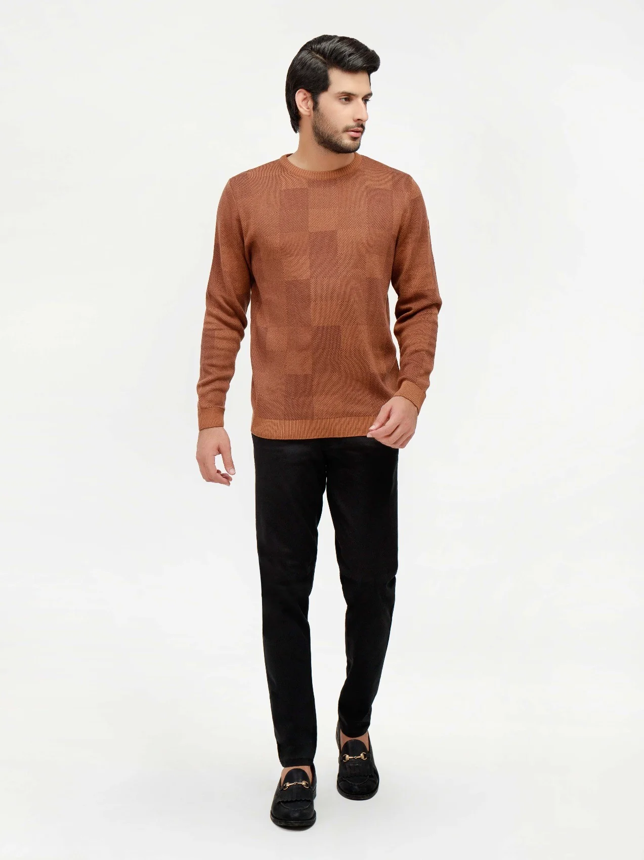 Men's Dead Brown Sweater - EMTSWT20-018 - Image 2