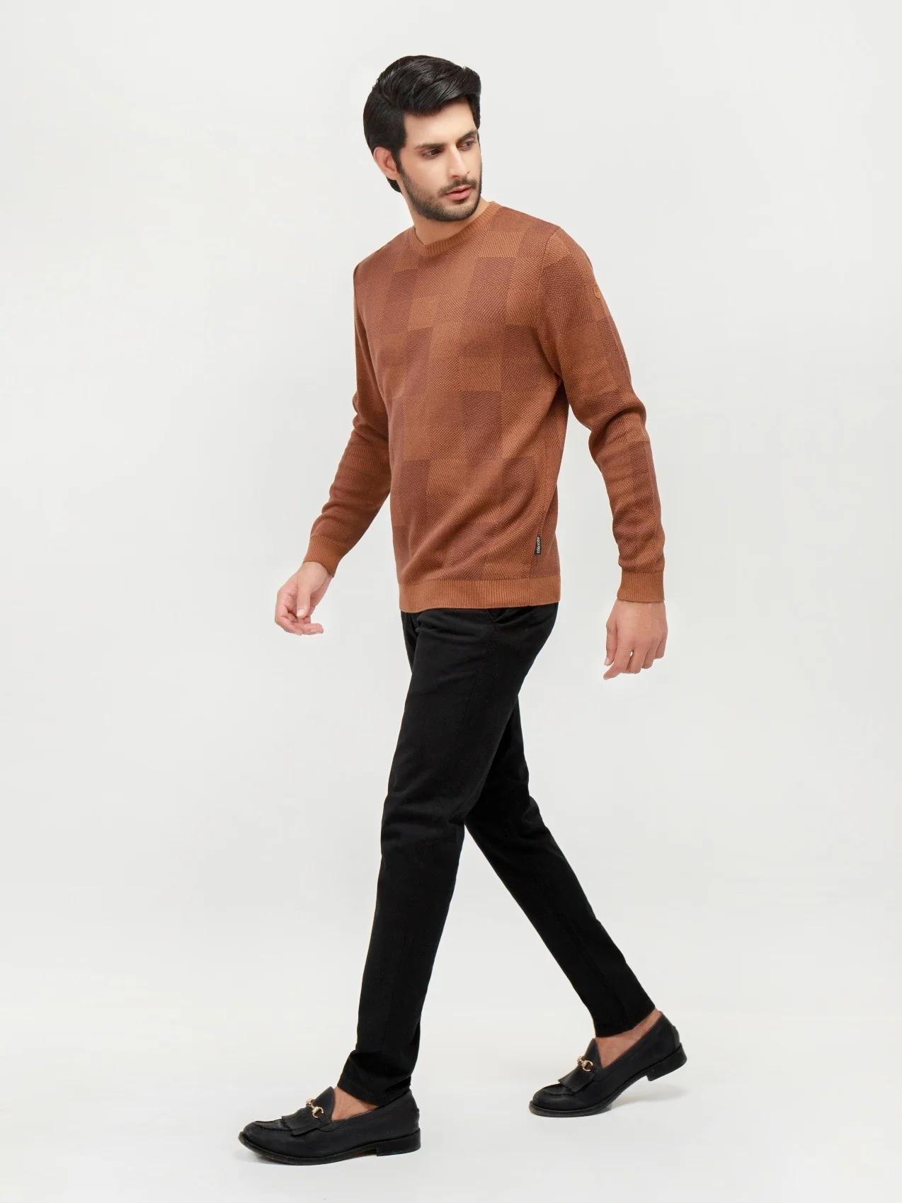 Men's Dead Brown Sweater - EMTSWT20-018 - Image 3