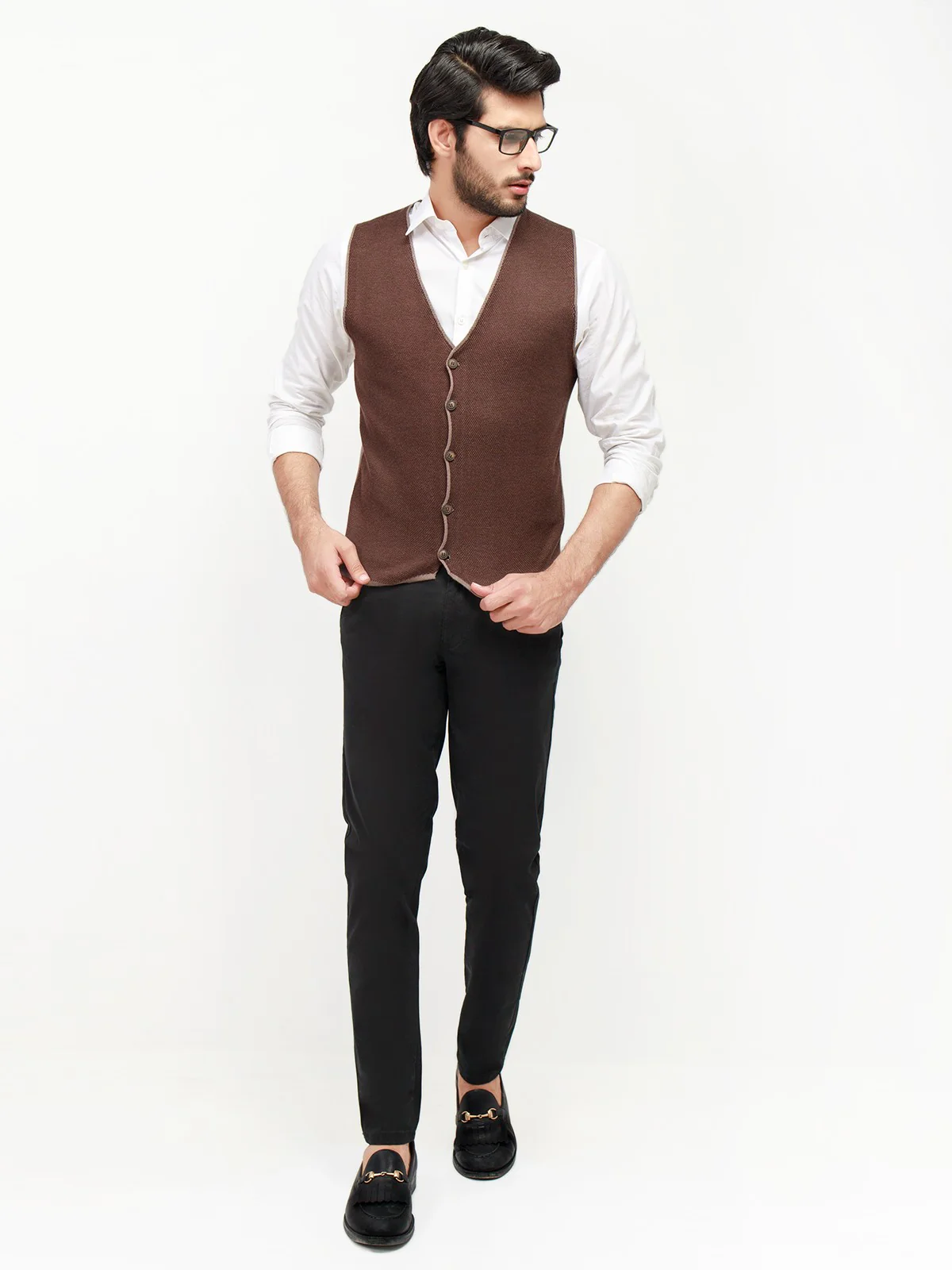 Men's Brown Sweater - EMTSWT20-020 - Image 2