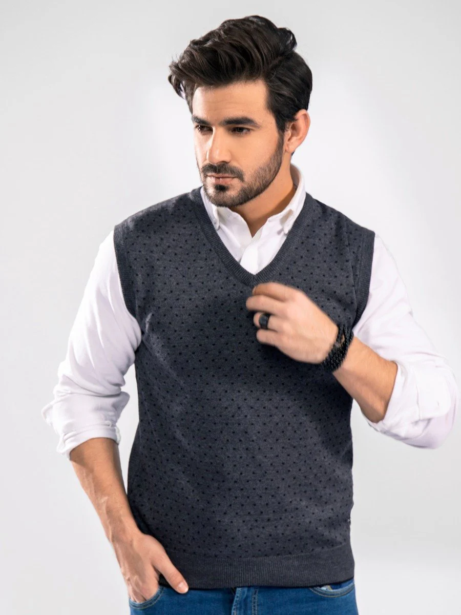 Men's Grey Sweater - EMTSWT20-026 - Image 2
