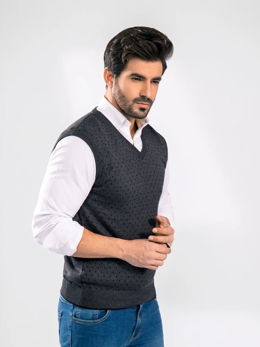 Men's Grey Sweater - EMTSWT20-026 - Image 3