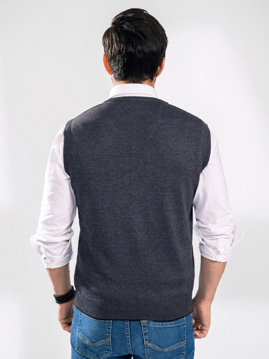 Men's Grey Sweater - EMTSWT20-026 - Image 5