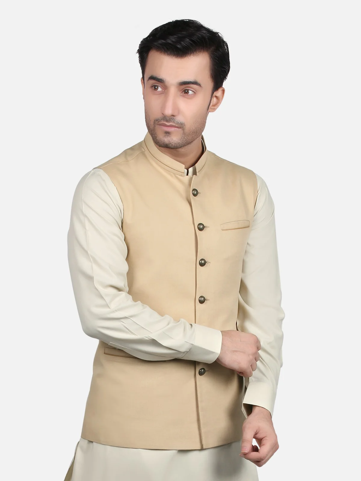 Men's Fawn Waist Coat - EMTWC18-35643 - Image 2