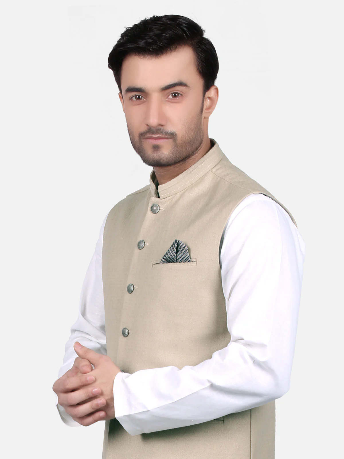 Men's Fawn Waist Coat - EMTWC18-35654 - Image 2