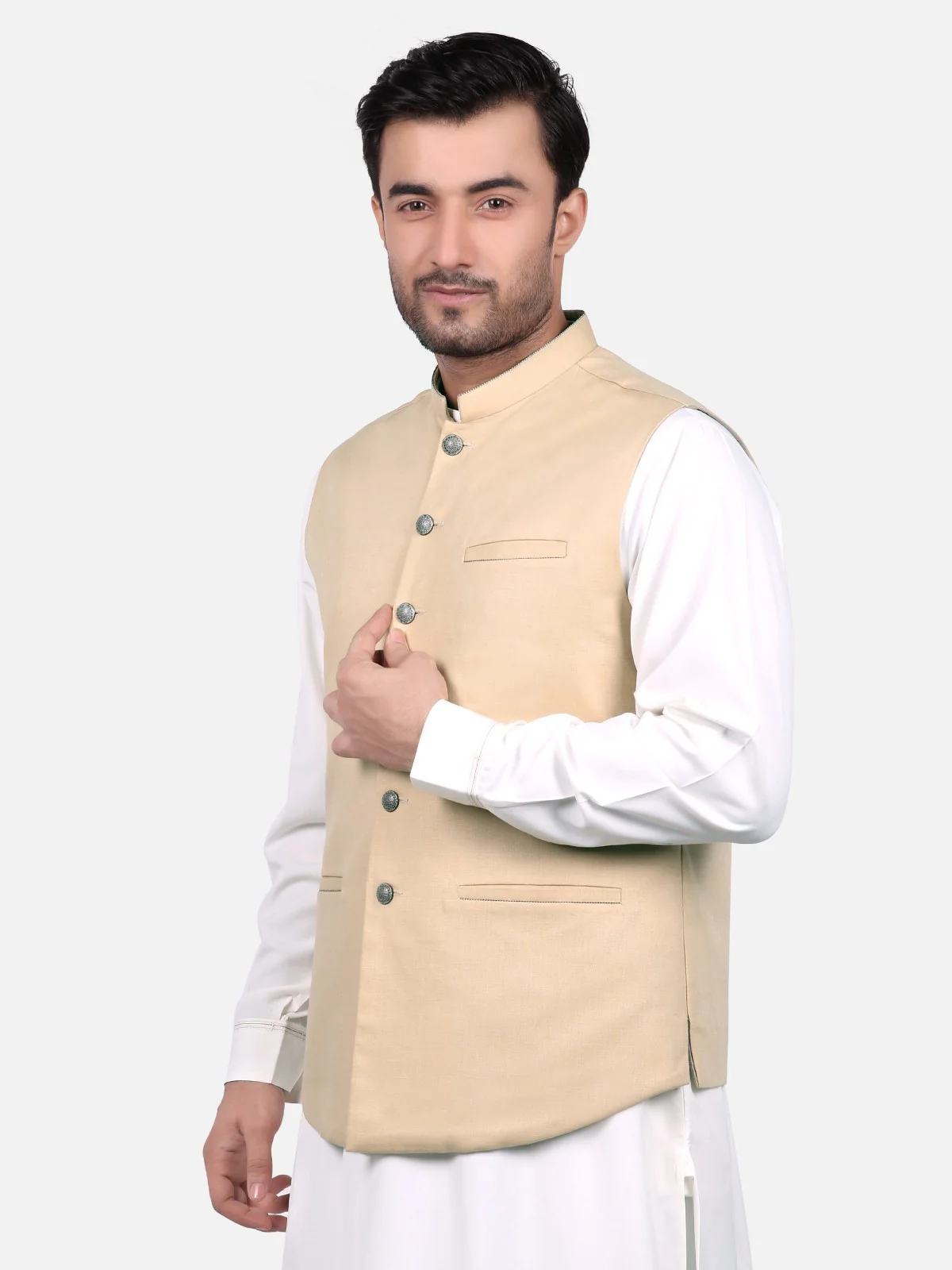 Men's Fawn Waist Coat - EMTWC18-35656 - Image 2