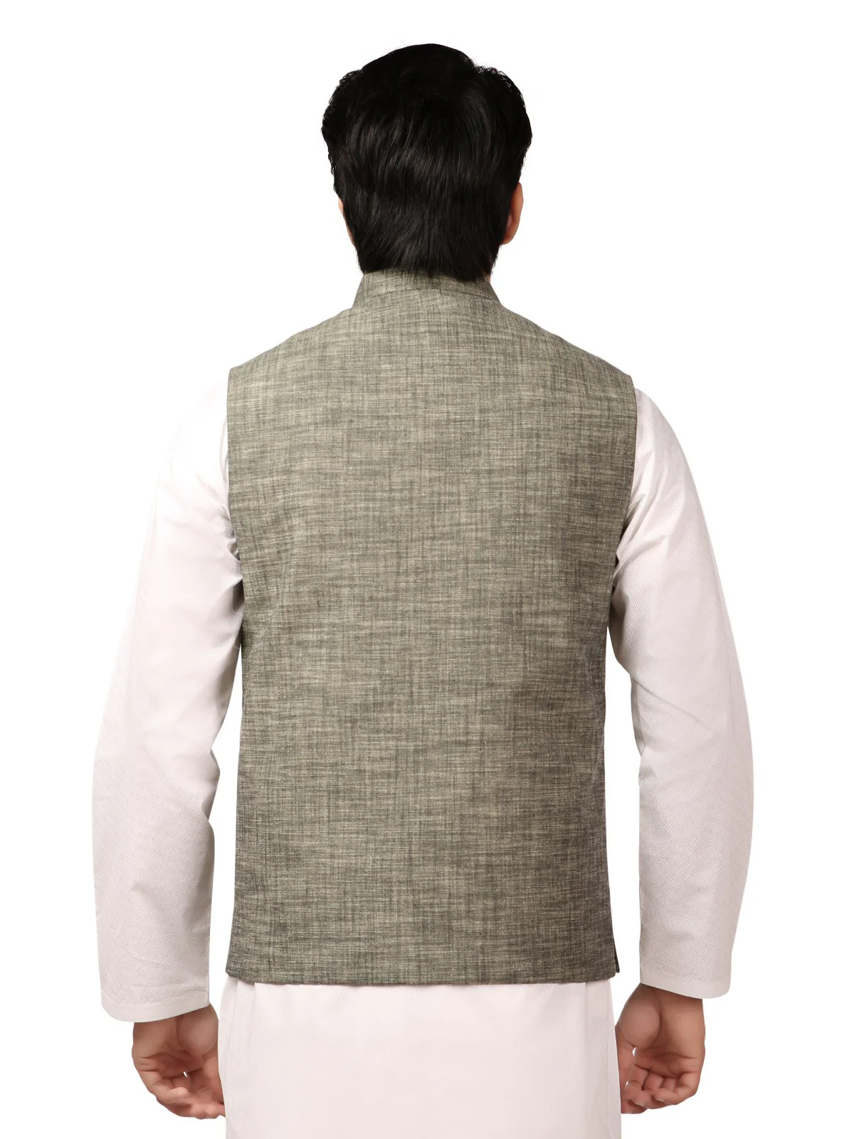 Men's Kai Green Waist Coat - EMTWC19-35694 - Image 3