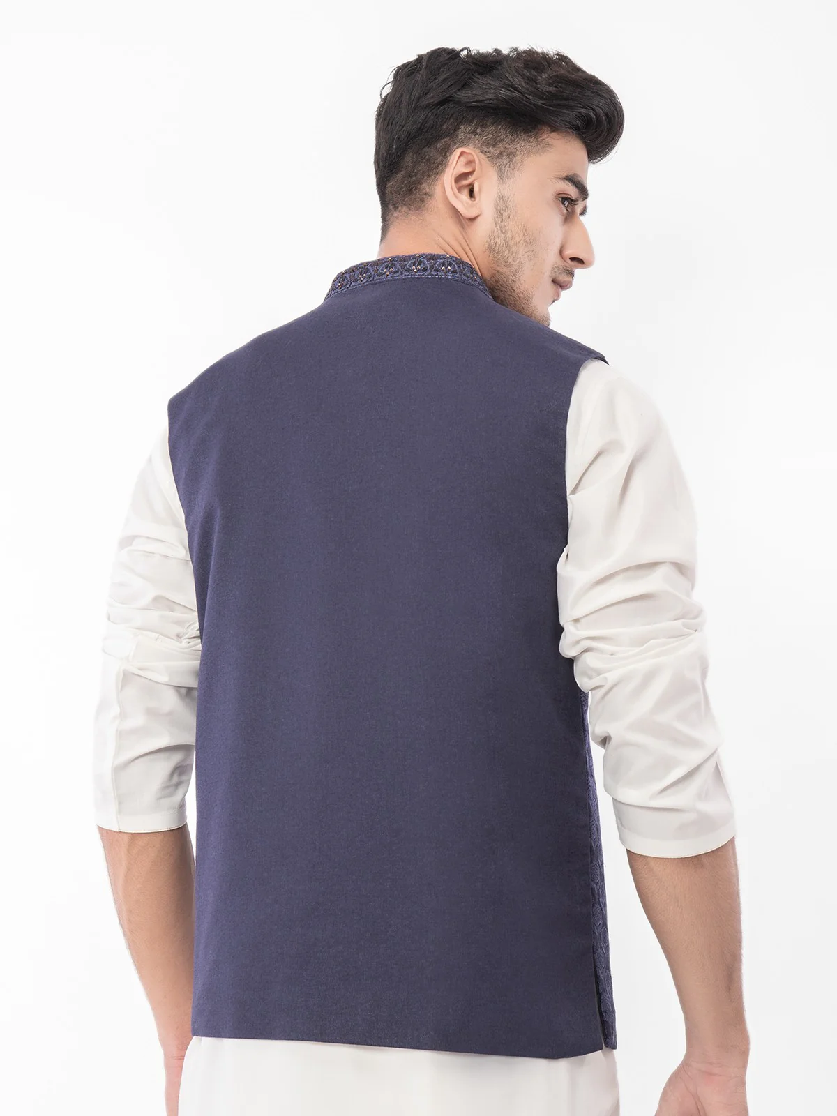Men's Navy Waist Coat Ceremonial - EMTWCC21-076 - Image 4
