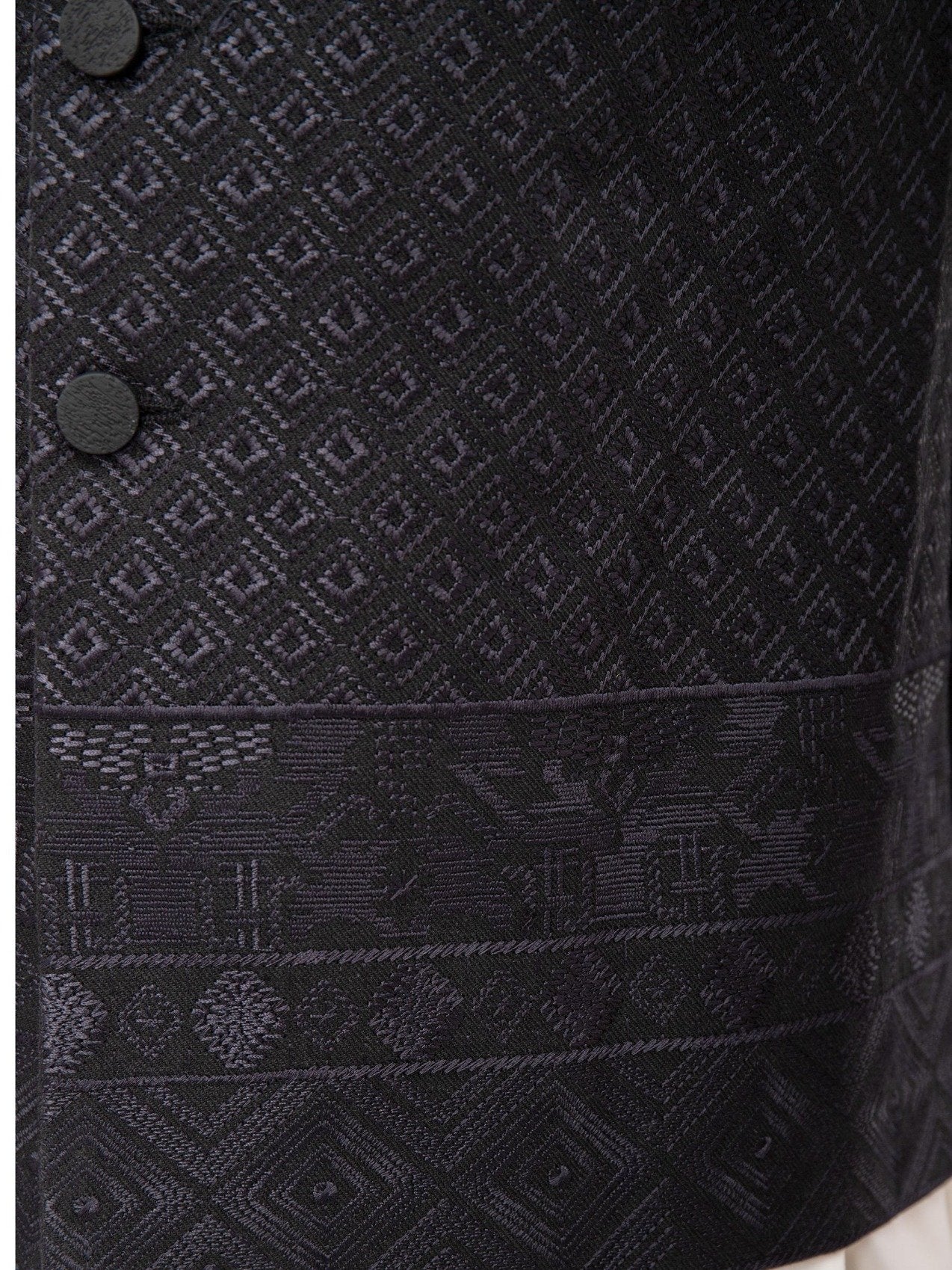 Men's Black Waist Coat Ceremonial - EMTWCC21-081 - Image 4