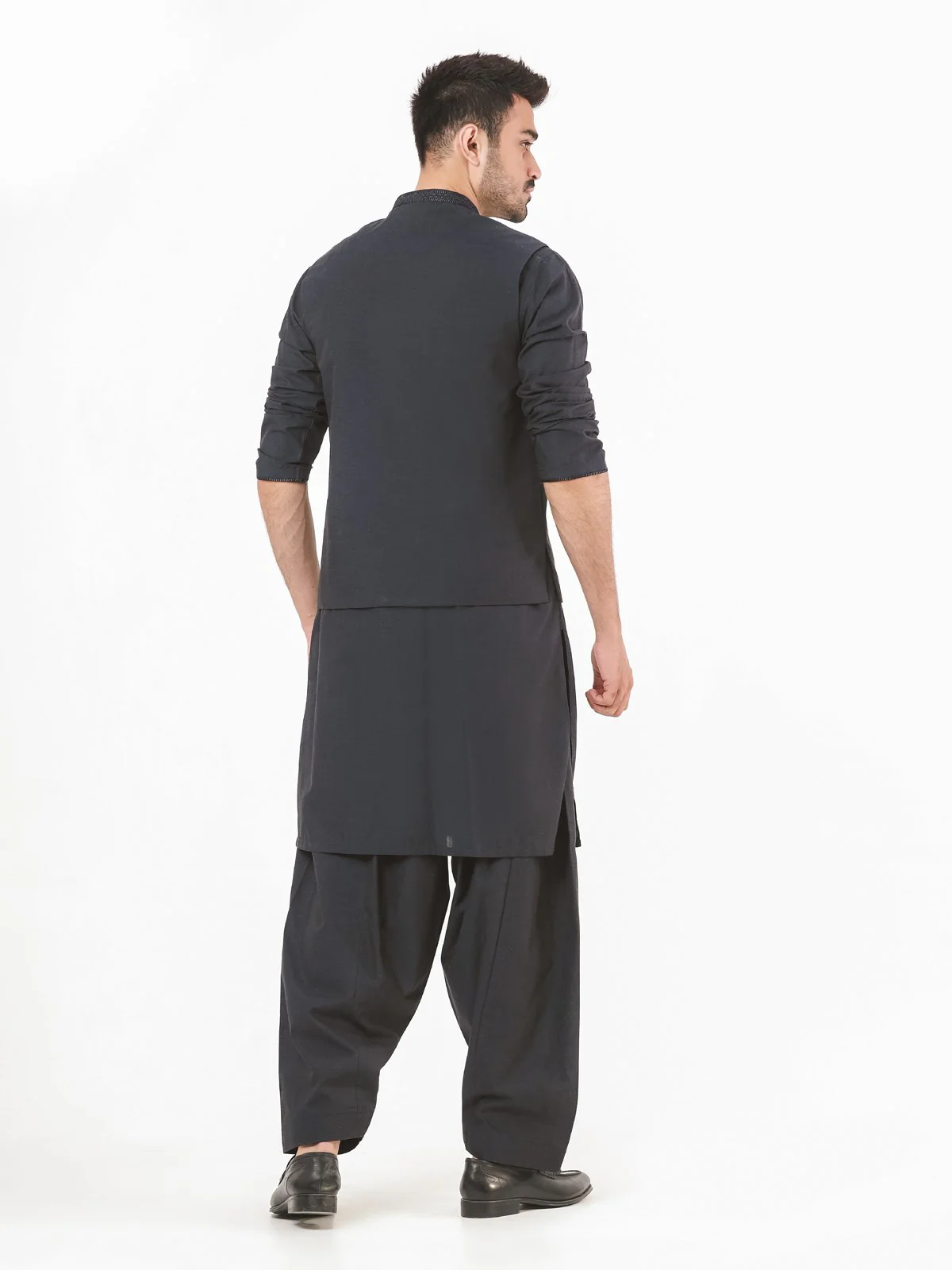 Men's Charcoal Waist Coat Suit - EMTWCS21-014 - Image 5