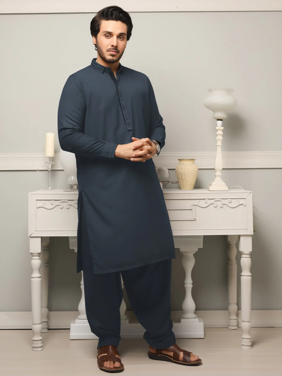 Men's Unstitched Charcoal Grey - EMUC19-OPIUM
