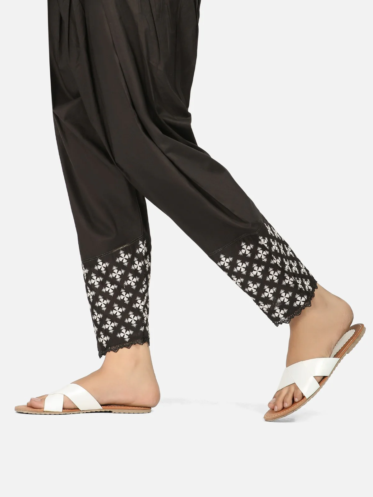 Women's Black Shalwar - EWBE20-76285 - Image 2