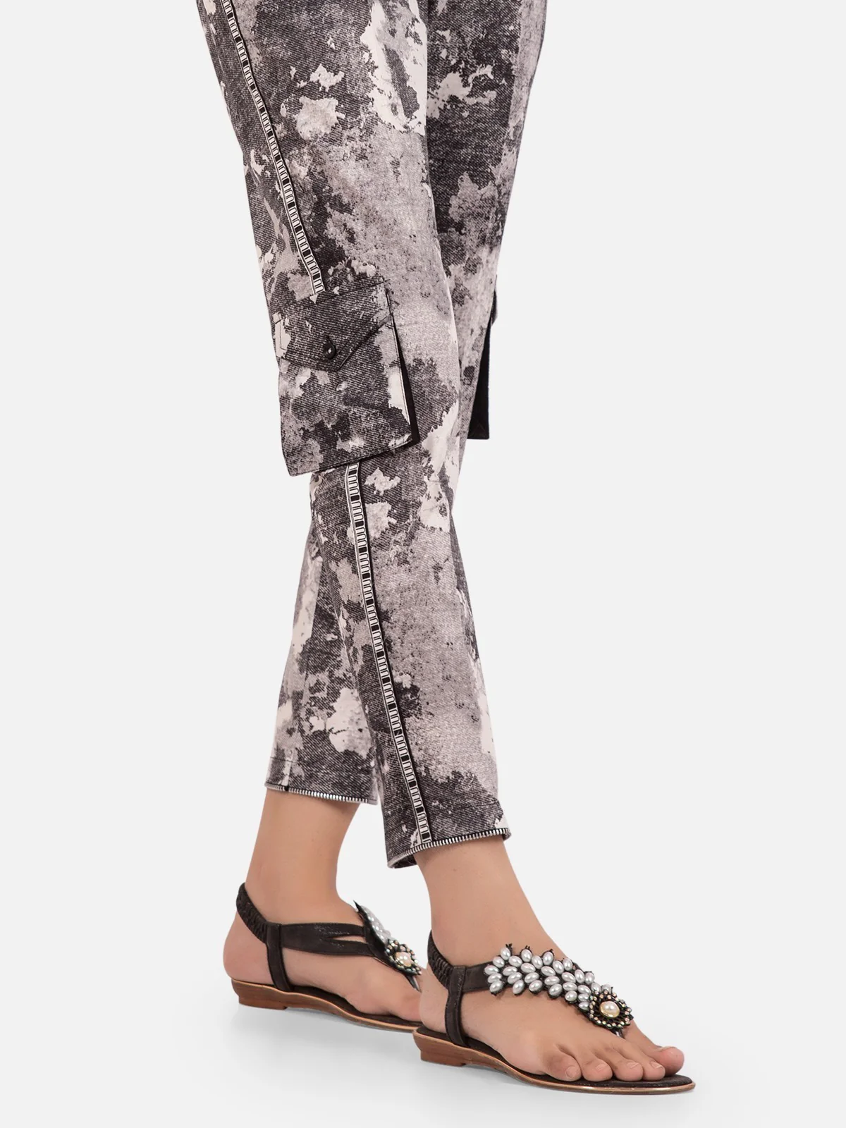 Women's Grey Trouser - EWBP20-76207 - Image 2