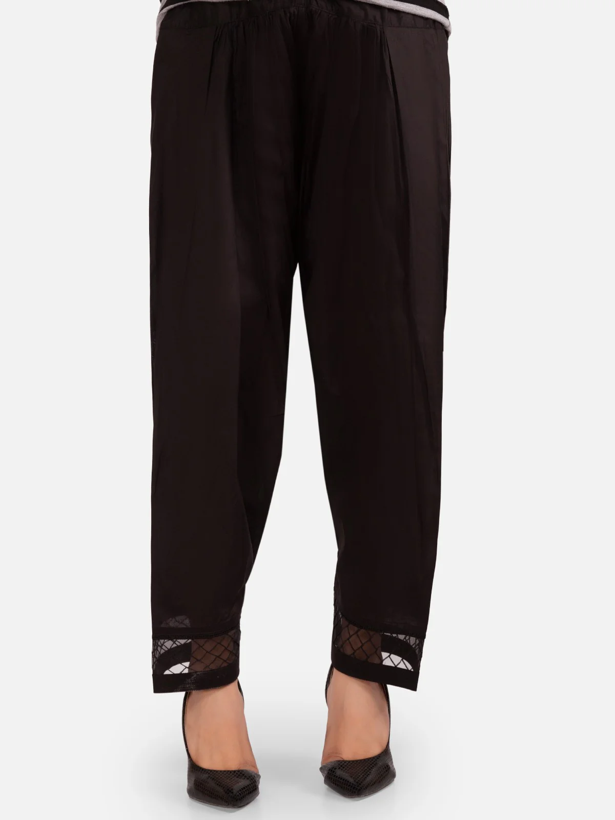 Women's Black Trouser - EWBP20-76214 - Image 3