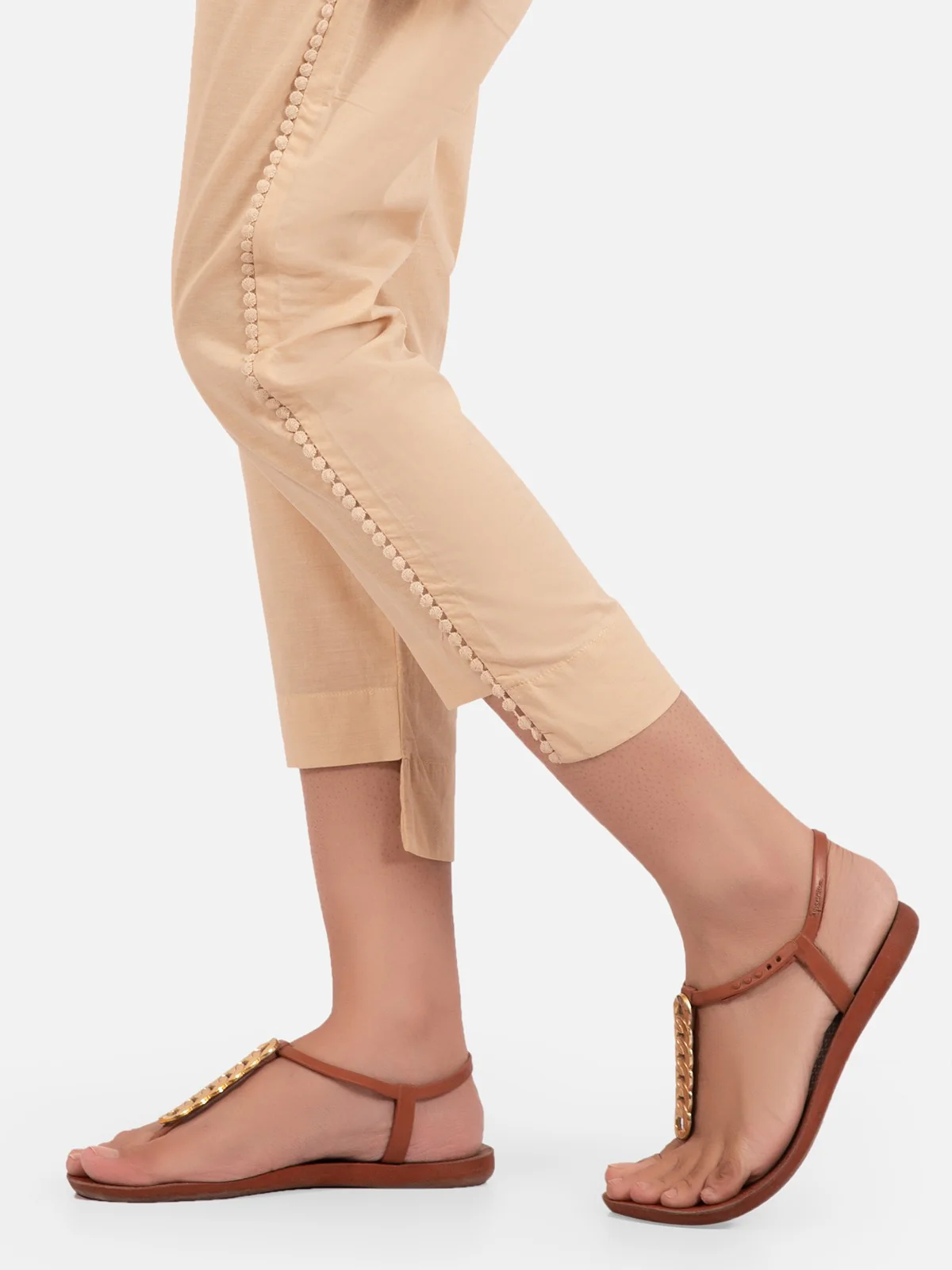 Women's Beige Trouser - EWBP20-76275 - Image 2