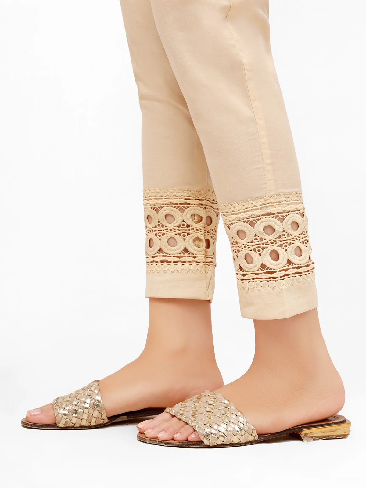 Women's Beige Trouser - EWBP21-76299 - Image 2