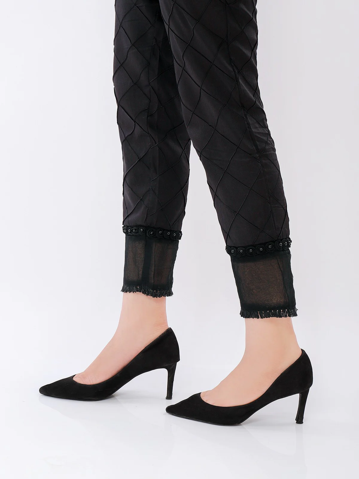 Women's Black Trouser - EWBP21-76306 - Image 2