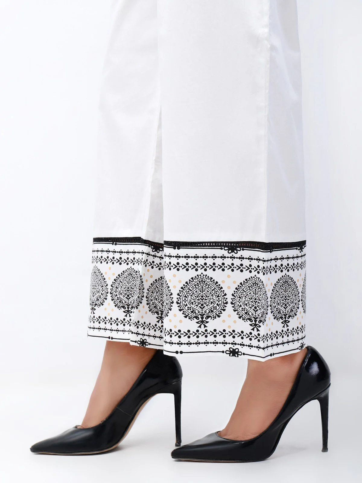 Women's White Trouser - EWBP21-76336 - Image 2