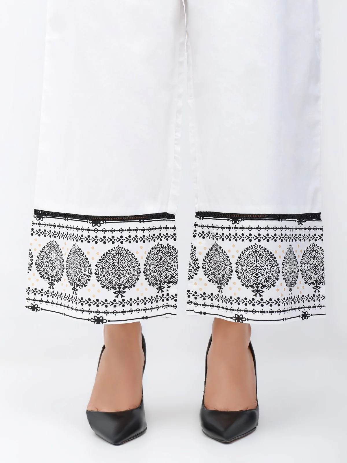 Women's White Trouser - EWBP21-76336 - Image 3