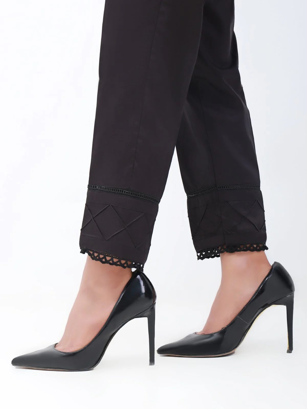 Women's Black Trouser - EWBP21-76343 - Image 2