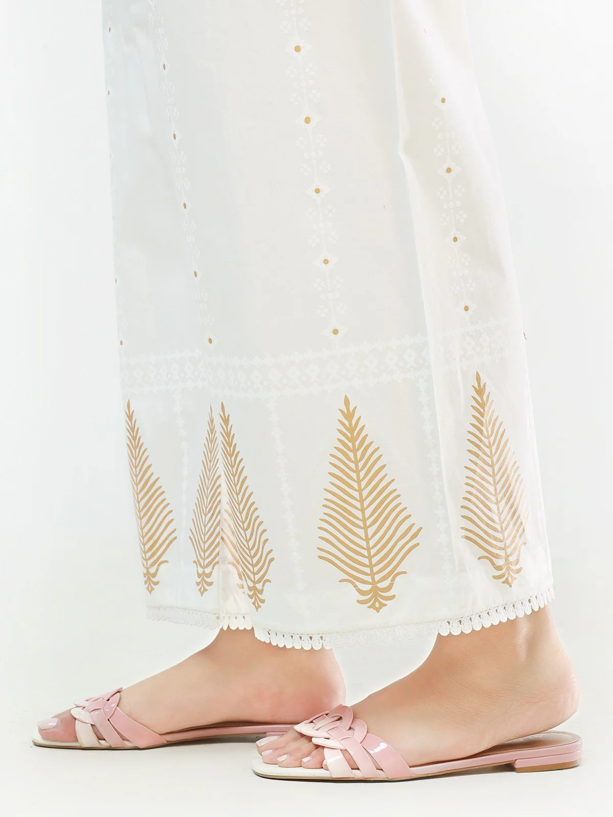 Women's White Trouser - EWBP21-76344 - Image 2
