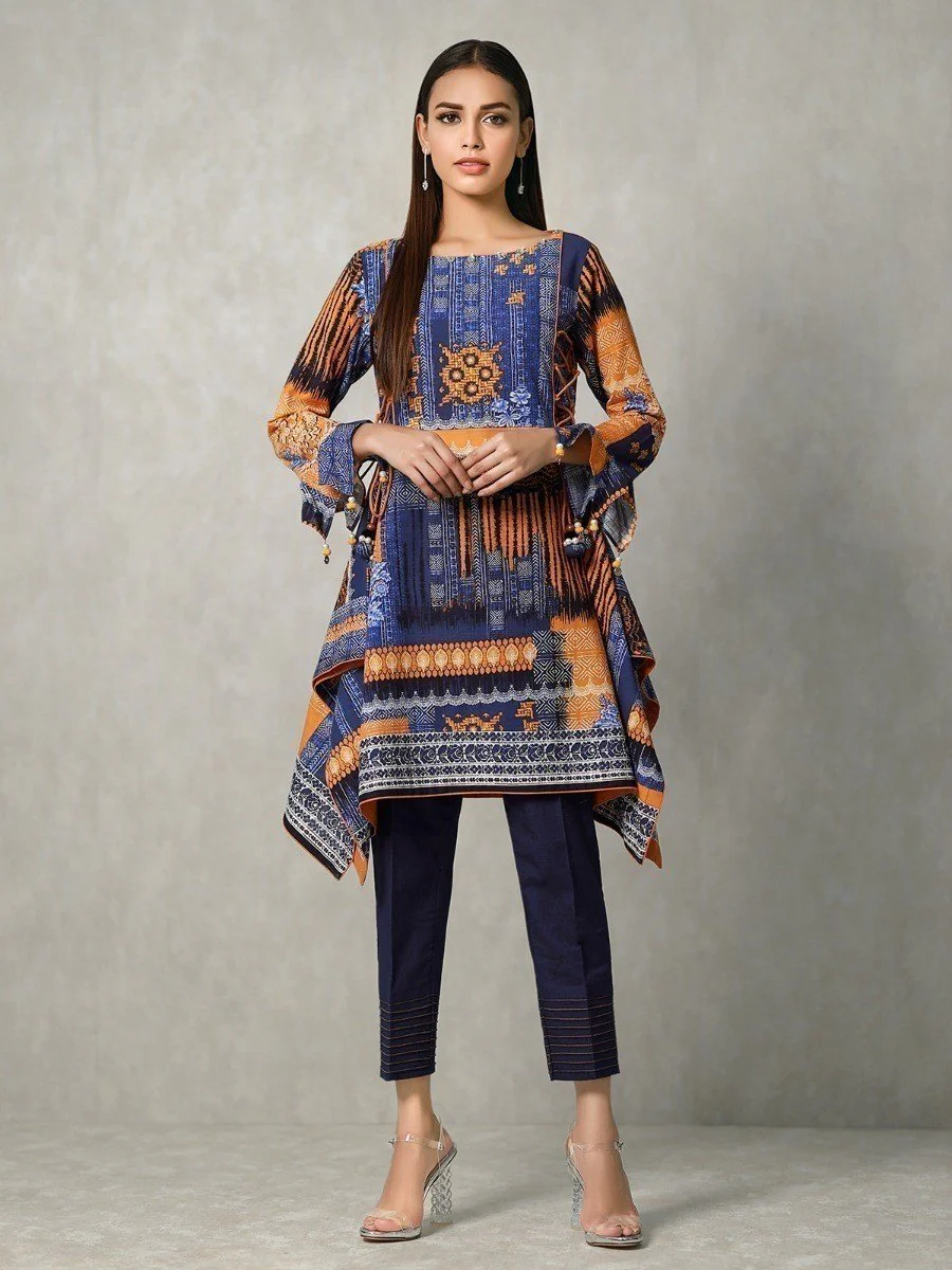 Unstitched Embroidered Khaddar Shirt - EWU20W12-20193