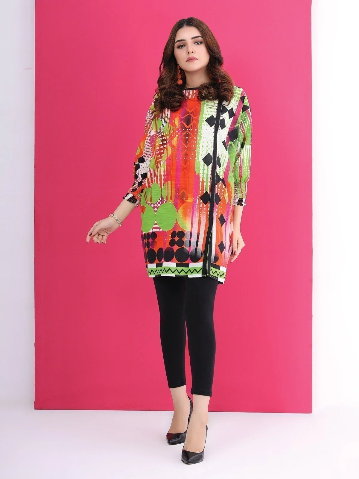 Unstitched Printed Khaddar Shirt - EWU21A9-21589