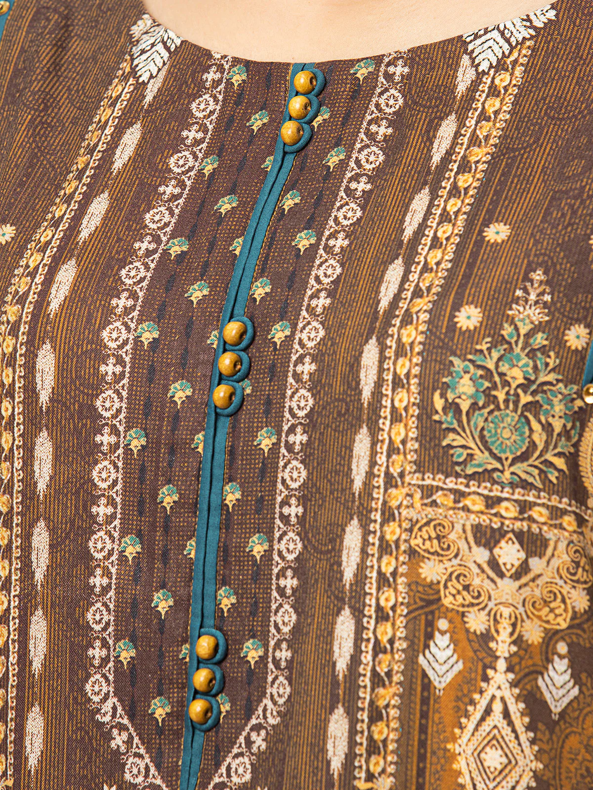 Unstitched Printed Viscose Shirt - EWU22A4-24001S - Image 5