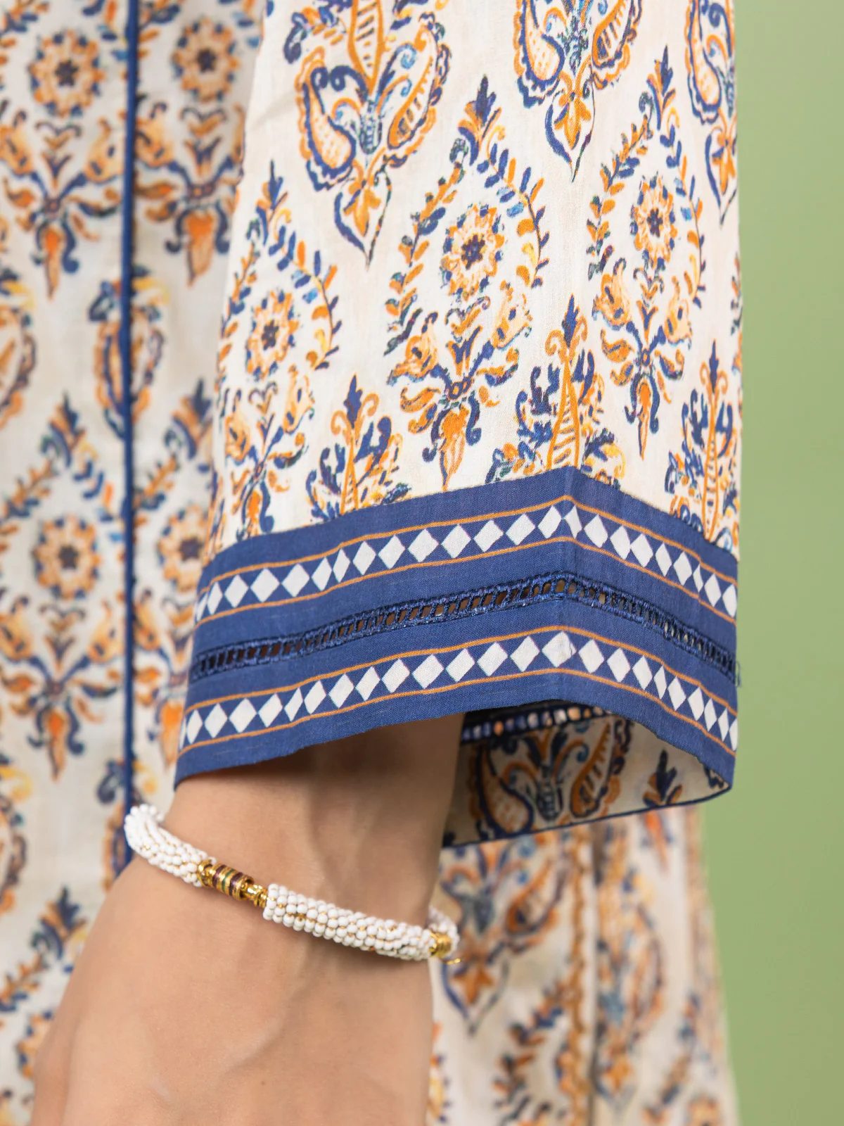 Unstitched Printed Lawn Suit - EWU23A1-26035 - Image 5