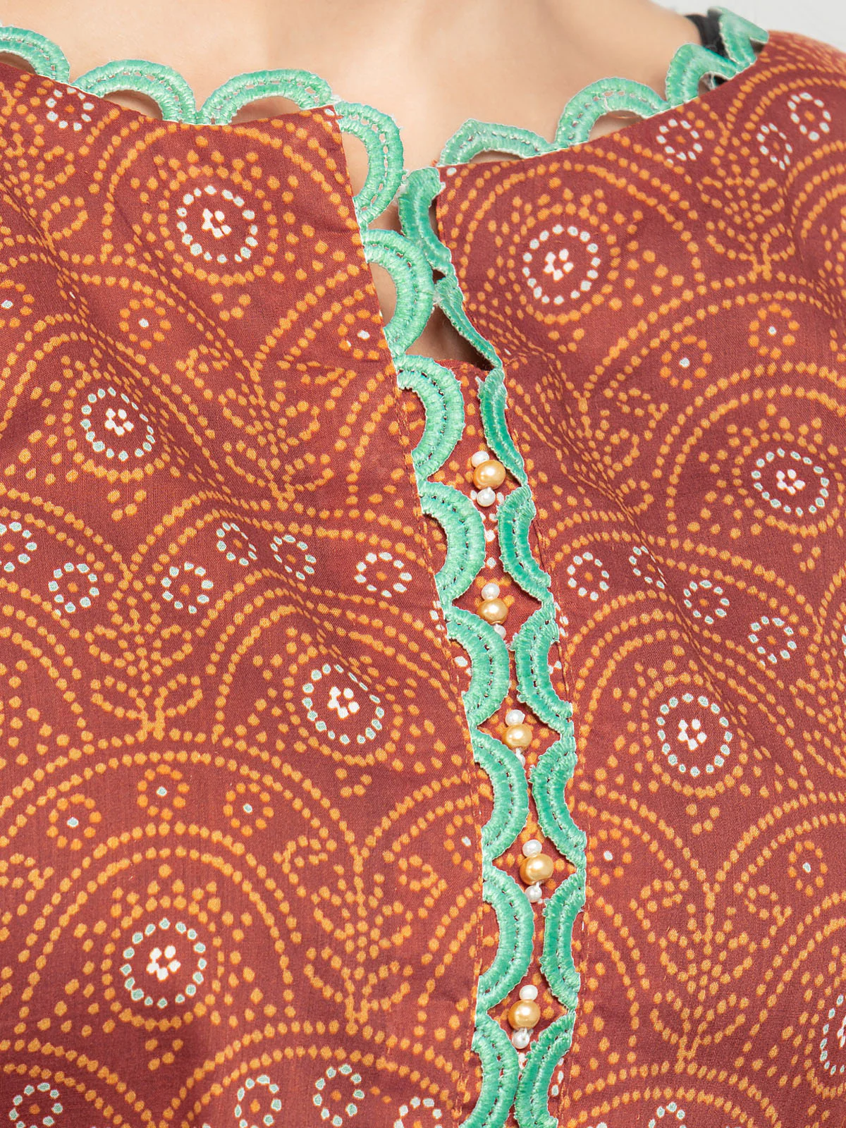 Unstitched Printed Khaddar Suit - EWU23A3S-27600-3P - Image 2