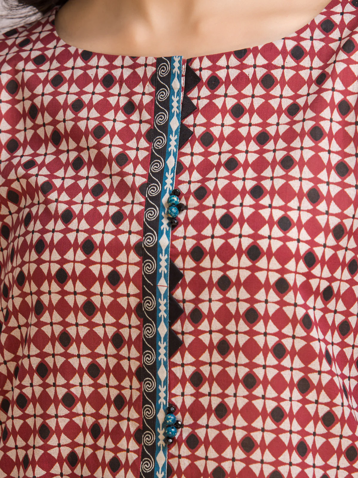 Unstitched Printed Lawn Suit - EWU24A1-26426-3P - Image 5