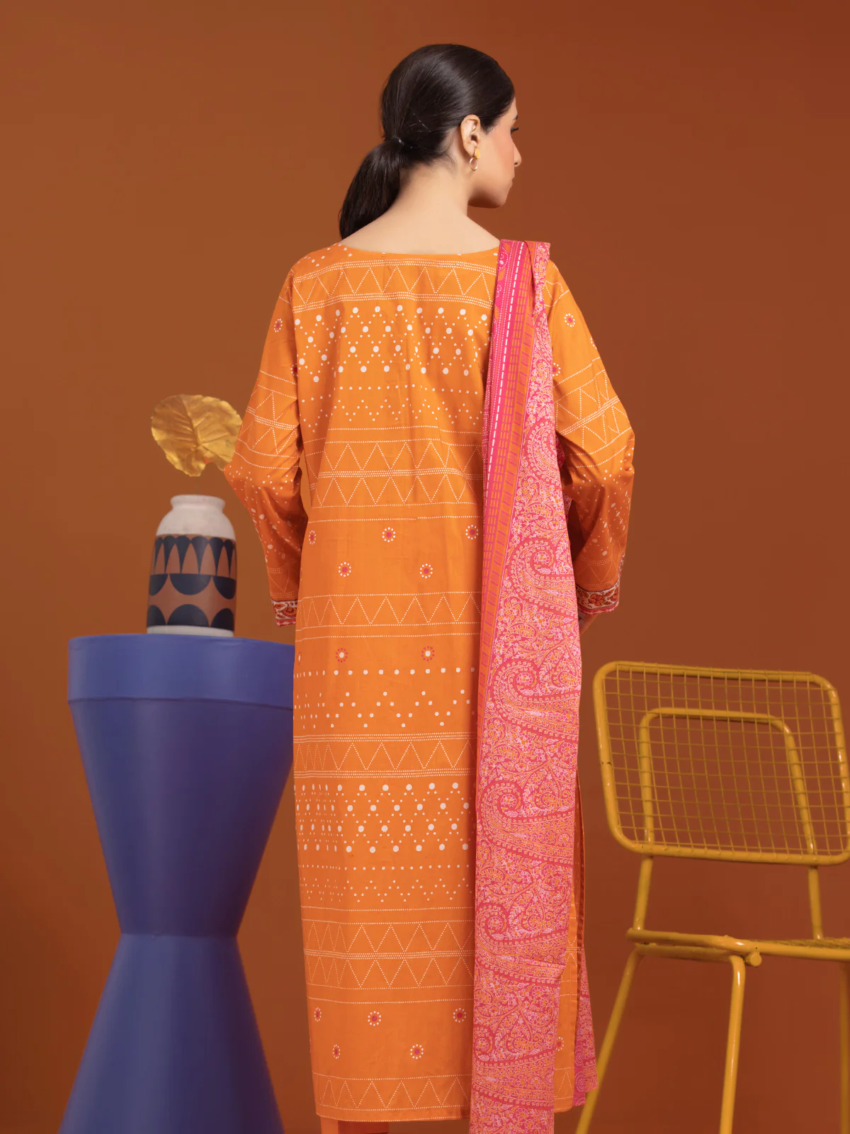 Unstitched Printed Lawn Suit - EWU24A1-27114-3P - Image 2